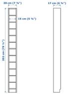 IKEA cd kast opberg meubel gnedby, Huis en Inrichting, Woonaccessoires | Cd- en Dvd-rekken, Ophalen, 75 tot 150 discs, Zo goed als nieuw