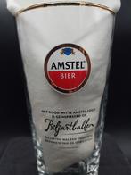 Leuk bierglas #Amstel oprichters vaasje #biljartballen, Verzamelen, Ophalen of Verzenden, Zo goed als nieuw, Glas of Glazen, Amstel