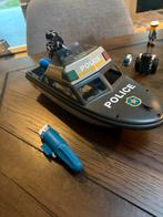 Playmobil Politie Set: Helicopter, Auto, Paardenwagen & Boot, Ophalen of Verzenden, Gebruikt, Groter dan 1:32, Overige merken