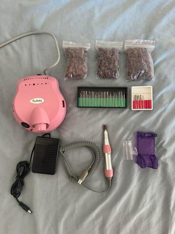 Elektrische nagelvijl – Subay Nail Drill + accessoires beschikbaar voor biedingen