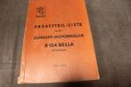 Zündapp Bella R154 1957 ersatzteil liste scooter Roller, Motoren, Ophalen of Verzenden, Overige merken