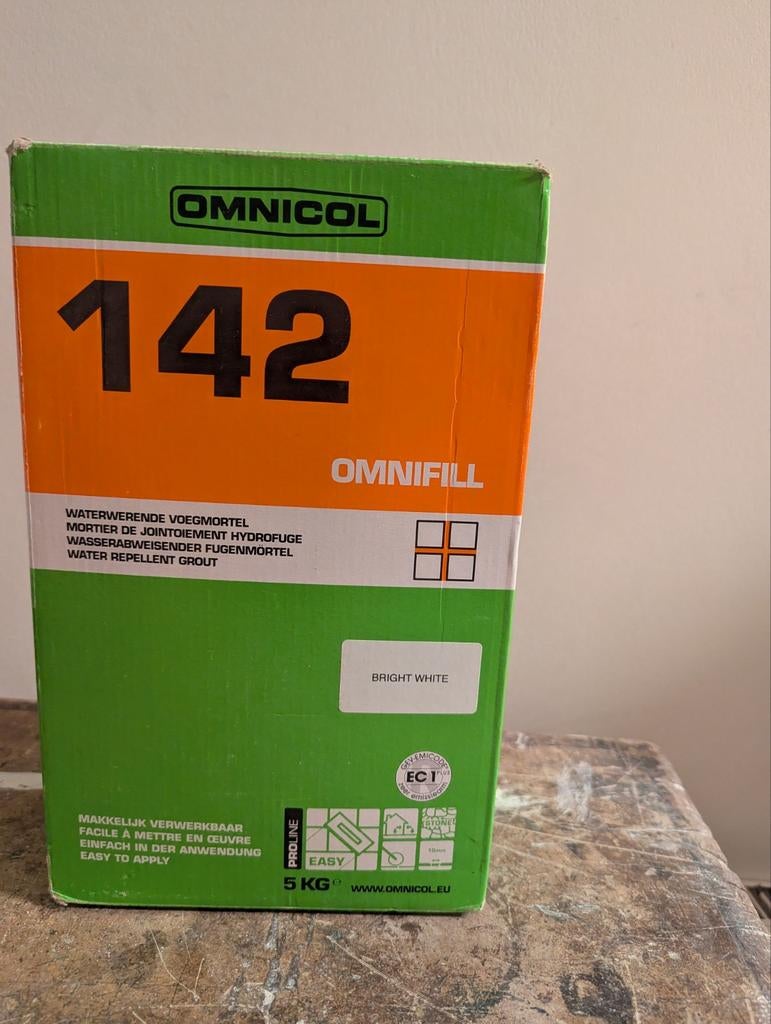 Omnicol 142 Voegmortel - 4,5 kg, Ophalen, Zo goed als nieuw, Overige typen
