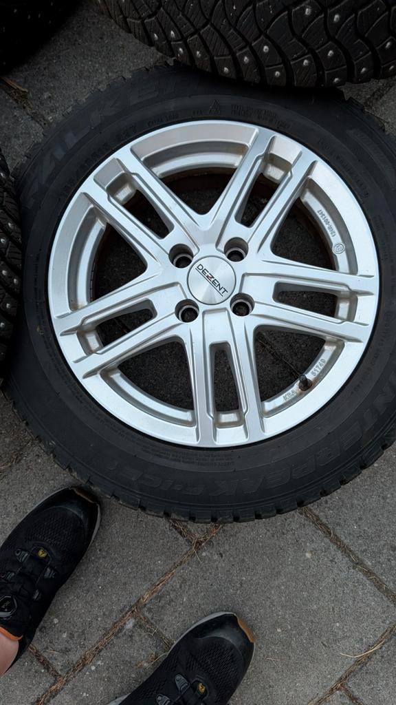 Dezent Velgen met Winterbanden 4x98, Auto-onderdelen, Banden en Velgen, Banden en Velgen, Winterbanden, 15 inch, 195 mm, Personenwagen