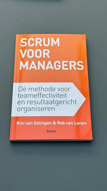 Rob van Lanen - Scrum voor managers beschikbaar voor biedingen