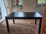 Uitschuifbare zwarte eettafel, Ophalen, Overige materialen, Gebruikt, Modern