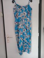 Nieuwe blauwe jurk met bloemen, maat L/40, Nieuw, Blauw, Maat 38/40 (M), Ophalen of Verzenden