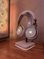 Corsair Virtuoso RGB Wireless Wit Met Doos, Computers en Software, Headsets, Ophalen of Verzenden, Zo goed als nieuw, Over-ear
