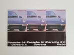 PORSCHE - 911 Carrera 4 | Carrera | Turbo brochure, Ophalen of Verzenden, Porsche, Porsche