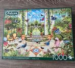 Falcon puzzel Butterfly Conservatory, 1000 stukjes, Ophalen of Verzenden, 500 t/m 1500 stukjes, Zo goed als nieuw, Legpuzzel