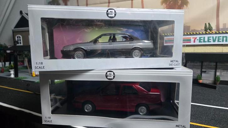 Alfa Romeo 164 & 155 Modelauto's 1:18, Hobby en Vrije tijd, Modelauto's | 1:18, Nieuw, Auto, Overige merken, Ophalen of Verzenden