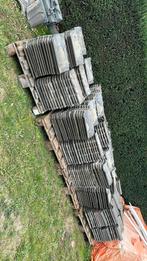 Gebeuikte dakpannen, Doe-het-zelf en Verbouw, Dakpannen en Dakbedekking, Ophalen, Gebruikt, Steen of Klei, Zwart