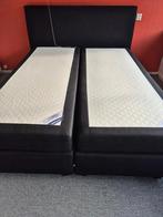 Keurige nette boxspring 160 x 200 zwart tweepersoonsbed bed, Ophalen, Zwart, Tweepersoons, Zo goed als nieuw