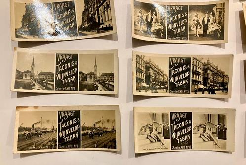 14 albumkaartjes stereoscoop tabaksreclame Taconis Apeldoorn, Antiek en Kunst, Antiek | Overige Antiek, Ophalen of Verzenden
