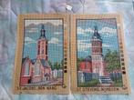 Twee kerken om te borduren, voorgedrukt stramien, Hobby en Vrije tijd, Borduren en Borduurmachines, Ophalen of Verzenden, Nieuw