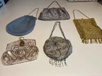 5 Vintage avondtasjes, Sieraden, Tassen en Uiterlijk, Tassen | Damestassen, Ophalen of Verzenden, Zo goed als nieuw, Bruin