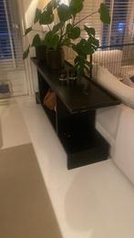 Bijzettafel zwart - Jan des Bouvrie, Huis en Inrichting, Tafels | Sidetables, Ophalen, Gebruikt, 150 tot 200 cm, 25 tot 50 cm