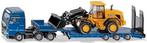 siku 1790, MAN Vrachtwagen met dieplader en JCB-shovel, SIKU, Nieuw, Ophalen of Verzenden, X