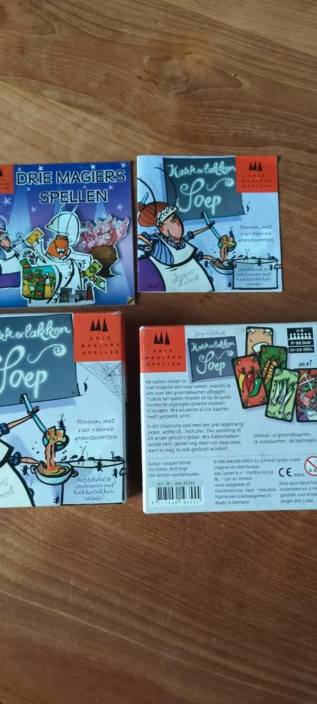 Bordspellen: Bunny Hop, Kakkerlakkensoep en meer, Hobby en Vrije tijd, Gezelschapsspellen | Bordspellen, Zo goed als nieuw, Een of twee spelers