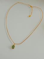 Atelier Brandlinger ketting met een aventurijn hanger., Sieraden, Tassen en Uiterlijk, Kettingen, Verstelbaar, Verzenden, Nieuw