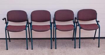 165 x Eromes schoolstoelen vergaderstoelen stackchairs beschikbaar voor biedingen