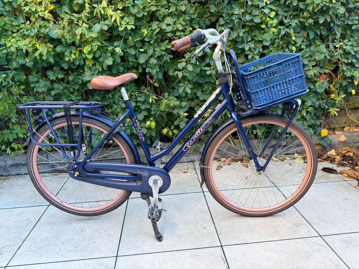 Gazelle Miss Gace, donkerblauw 26 inch, 7 versnellingen, Fietsen en Brommers, Fietsen | Dames | Damesfietsen, Gebruikt, Gazelle
