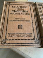 Kramers Nieuw Engelsch woordenboek deel 1 & 2, Antiek en Kunst, Woordenboek, Ophalen of Verzenden