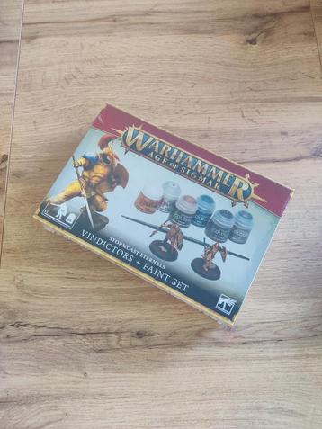Warhammer Sealed Age Of Sigmar Vindictors + Paint Set beschikbaar voor biedingen