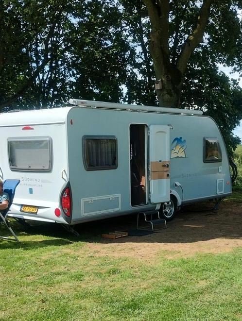 Knaus sudwind premium line 500 tf 2007, Caravans en Kamperen, Caravans, Particulier, tot en met 4, Rondzit, Knaus, Kachel, Koelkast
