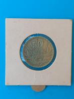 Uruguay 50 cent 1943 zilver, Postzegels en Munten, Munten | Amerika, Zilver, Ophalen of Verzenden, Zuid-Amerika