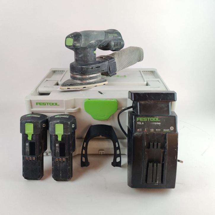 Festool DTSC 400 Deltaschuurmachine 2024 || Nu € 429.99, Doe-het-zelf en Verbouw, Gereedschap | Schuurmachines, Gebruikt, Vlakschuurmachine