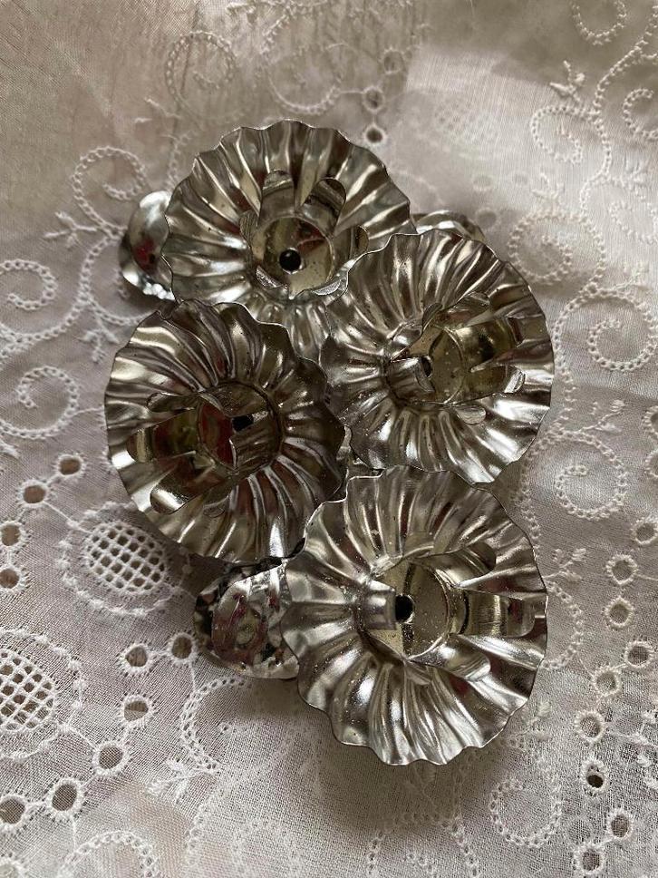 4 stuks nieuwe kaars klemmen, Huis en Inrichting, Woonaccessoires | Kandelaars en Kaarsen, Nieuw, Minder dan 25 cm, Overige materialen