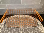 Vintage oranje draadmandje (091025), Verzamelen, Retro, Ophalen of Verzenden, Huis en Inrichting