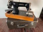 Antieke Singer Naaimachine met Koffer en Accessoires, Ophalen of Verzenden