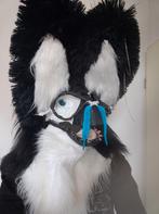 Furry masker + 2 staarten!, Hobby en Vrije tijd, Feestartikelen, Ophalen of Verzenden, Gebruikt, Overige typen, Overige