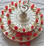 huwelijks bedankjes, taart van 55 stukken, Ophalen of Verzenden, Nieuw, Rood, Accessoires