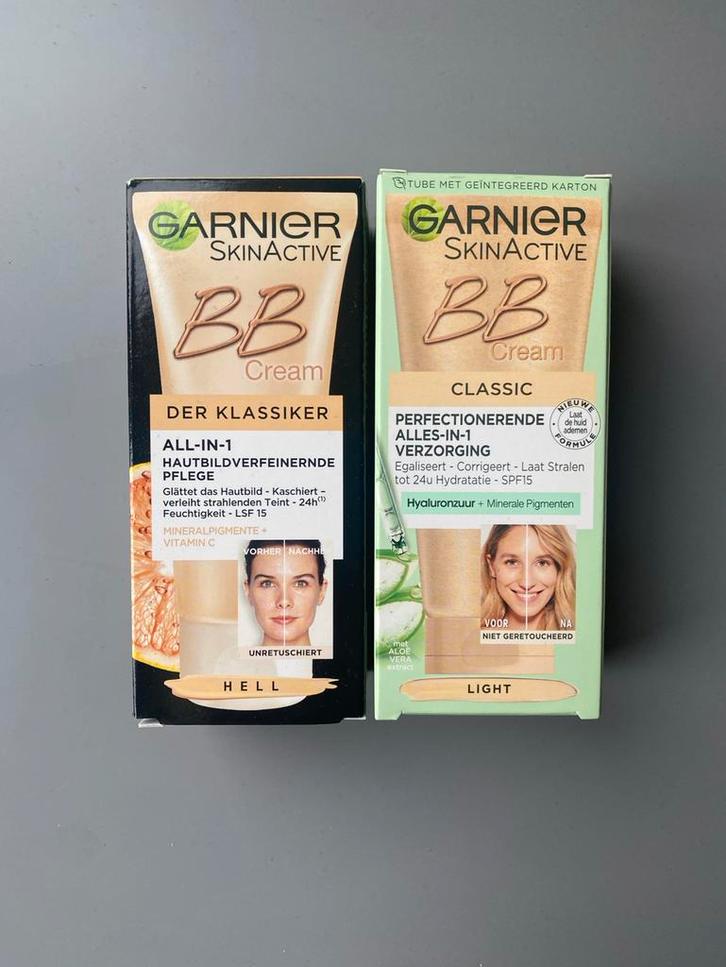 Garnier SkinActive BB Cream Light - Nieuw!, Sieraden, Tassen en Uiterlijk, Uiterlijk | Cosmetica en Make-up, Nieuw, Make-up, Gehele gezicht