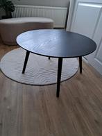 Salontafel rond, 80 cm, zwart, Ophalen, Gebruikt, 50 tot 100 cm, Rond
