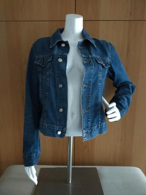 Spijkerjasje van Anna van Toor maat S, Kleding | Dames, Jasjes, Kostuums en Pakken, Gedragen, Maat 36 (S), Blauw, Ophalen of Verzenden