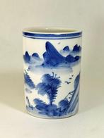 Chinese Penseelpot porselein China republiek, Antiek en Kunst, Antiek | Porselein, Ophalen of Verzenden