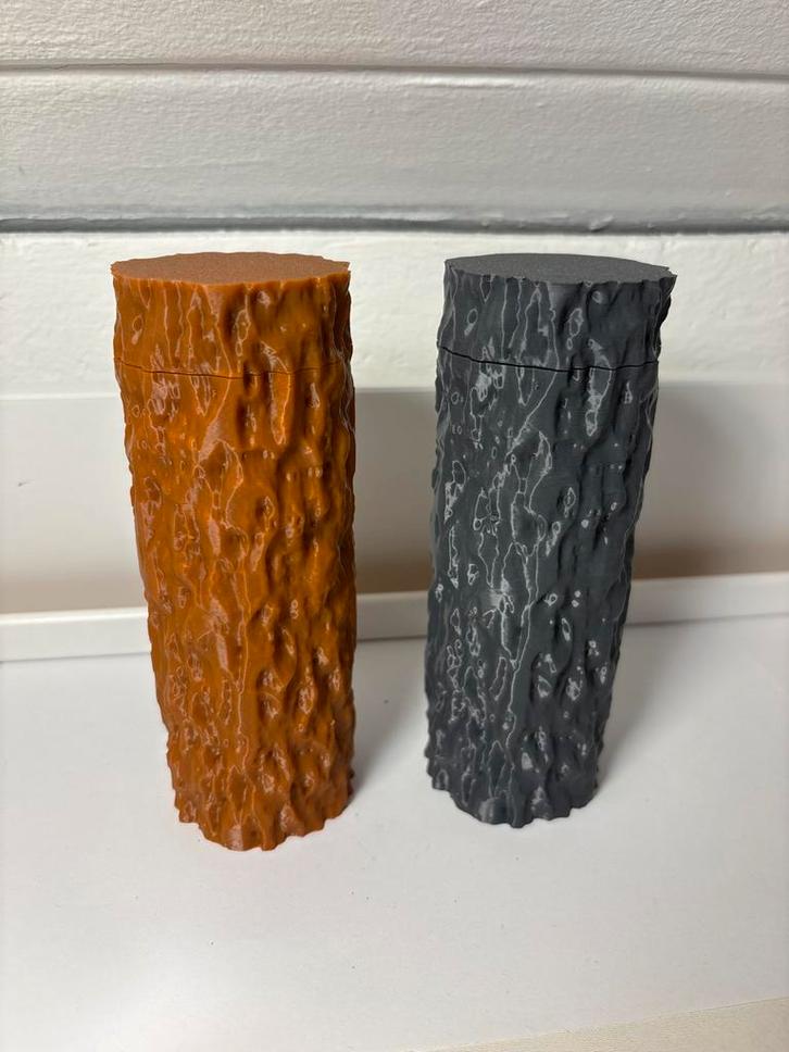 3D Geprinte Boomstam Containers Geocaching, Hobby en Vrije tijd, Denksport en Puzzels, Nieuw, Rubik's of 3D-puzzel, Ophalen of Verzenden