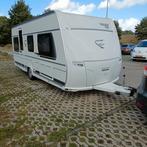 Fendt Opal 515 SG bj 2018 ENKELE BEDDEN+MOVER+LUIFEL IZGST, Caravans en Kamperen, Caravans, Bedrijf, Fendt, 5 tot 6 meter, Tot en met 4