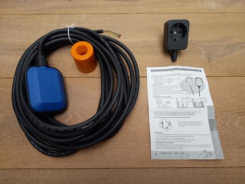 Vlotterschakelaar + Doorkoppelstekker - GEB - NIEUW, Tuin en Terras, Waterpompen, Nieuw, Elektrisch, Dompelpomp, Ophalen of Verzenden