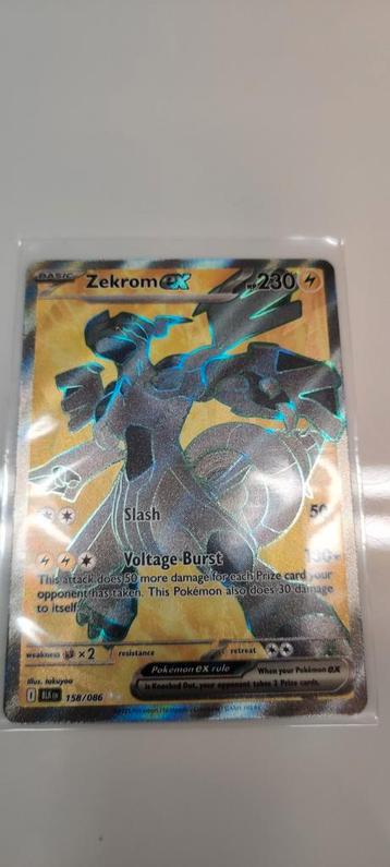 Zekrom ex 158/086 BLK beschikbaar voor biedingen