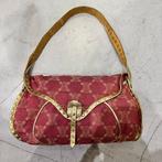 Celine Macadam Denim Handtas, Ophalen of Verzenden, Gebruikt, Rood, Handtas