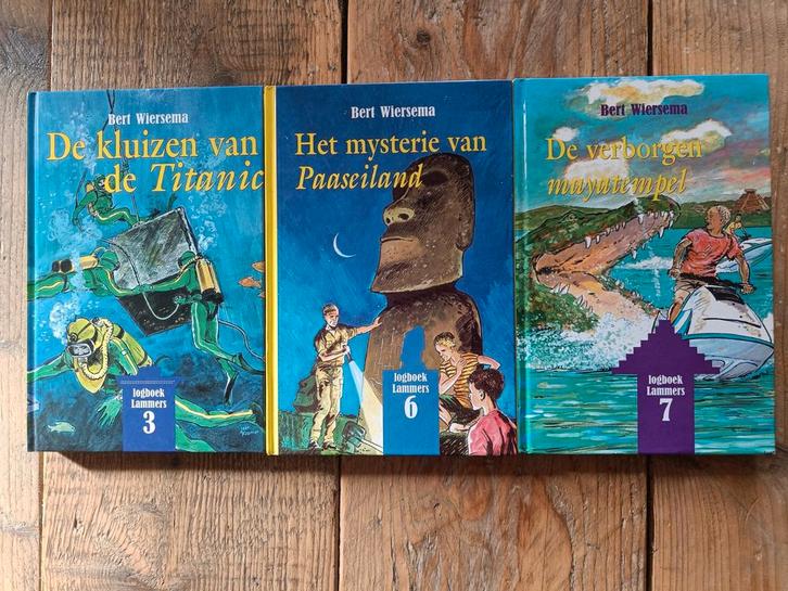 3 Delen van de serie: ' Logboek Lammers', Boeken, Kinderboeken | Jeugd | 10 tot 12 jaar, Zo goed als nieuw, Ophalen of Verzenden