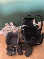 ZGAN Maxi-Cosi Pebble Pro Essenblack compleet, Autogordel, Zo goed als nieuw, Maxi-Cosi, Zijbescherming