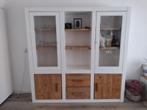 Ambachtelijke vitrine/buffetkast, Huis en Inrichting, Kasten | Vitrinekasten, 25 tot 50 cm, 200 cm of meer, 150 tot 200 cm, Gebruikt