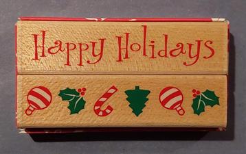 Hero Arts stempels - Holidays Prints - Happy Holidays beschikbaar voor biedingen