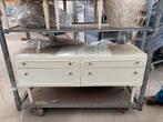 Kaptafel vintage, Huis en Inrichting, Ophalen, Hout, 100 tot 150 cm