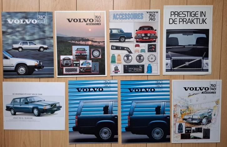 Volvo 740/ Volvo 760. 26 items.  € 50,--, Boeken, Auto's | Folders en Tijdschriften, Zo goed als nieuw, Volvo, Ophalen of Verzenden